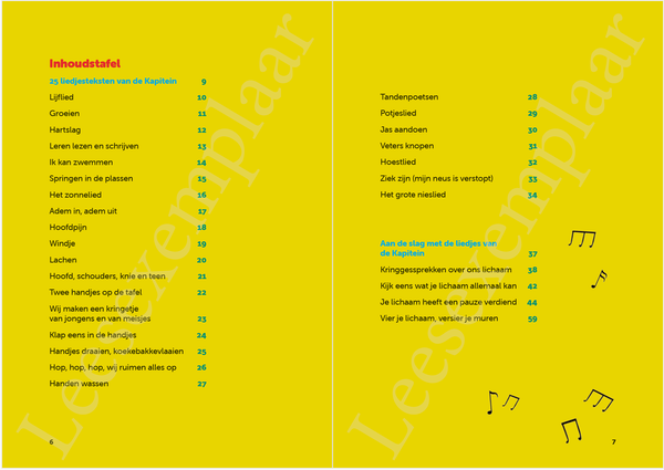 De liedjes van de Kapitein: Mijn lichaam